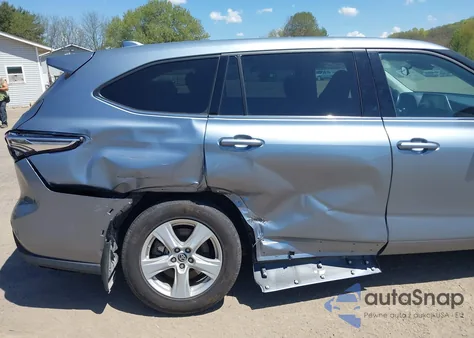 2021 Toyota Highlander Le z USA, uszkodzony, nr VIN 5TDBZRBH6MS082566